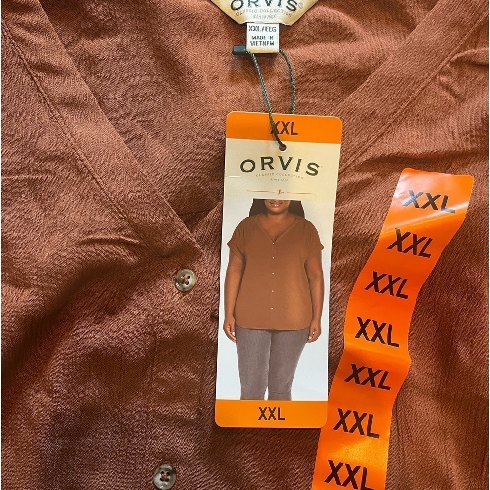 Orvis button down blouse - Picture 2 of 3